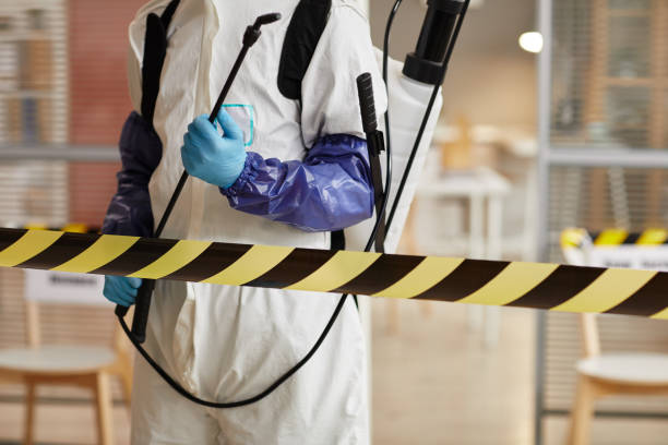 Professional Biohazard technician working in Plantation, FL
